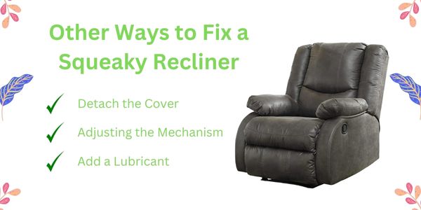 Other Ways to Fix a Squeaky Recliner, How to fix squeaky recliner