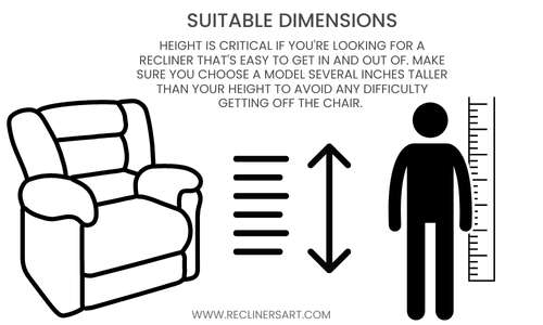 Best Petite Electric Recliner Chairs, suitable dimensions for petite recliner chair