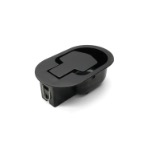 Metal recliner release pull handle
