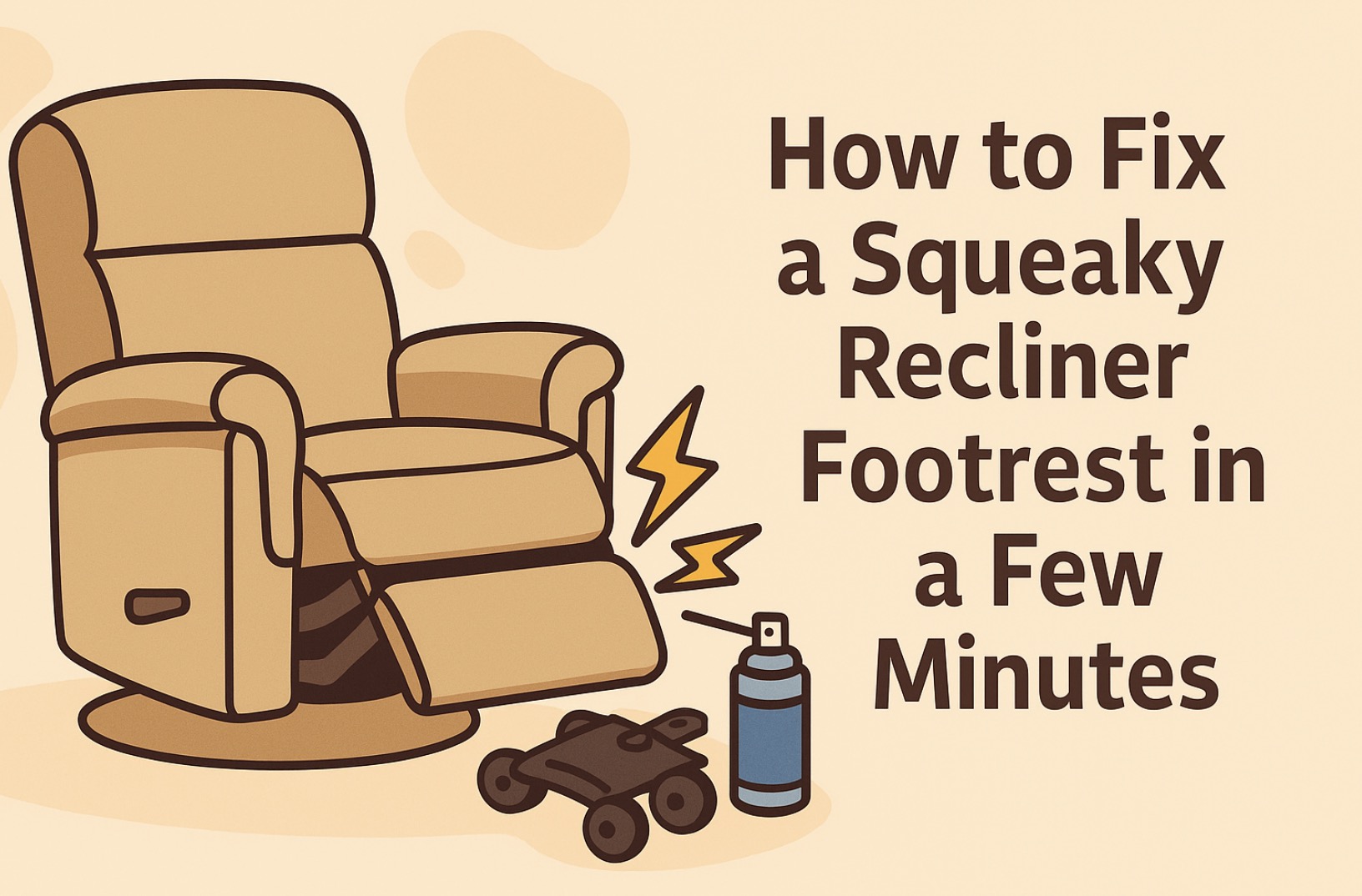 How to Fix a Squeaky Recliner Footrest in a Few Minutes - ReclinersArt